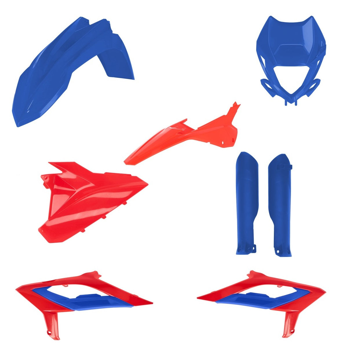 Acerbis Plastik Full Kit passend für Beta rot-blau / 6tlg.