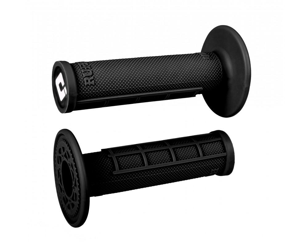 GRIPS ODI MX 1/2 WAFFLE SINGLE PLY, BLACK